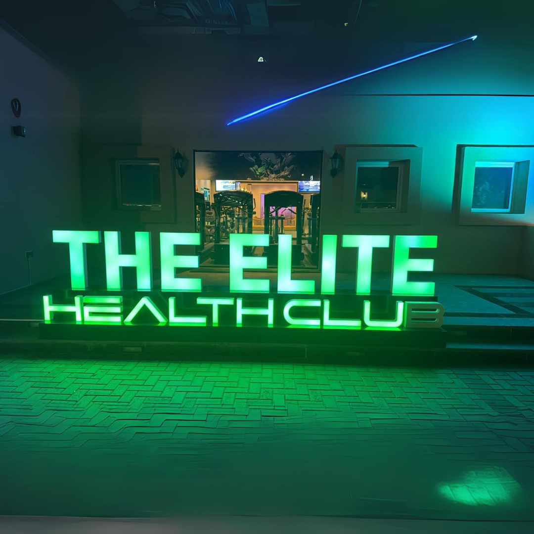 The Elite Health Club | Signage Project